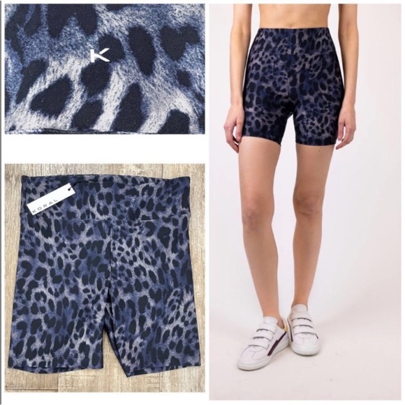 NWT Koral Slalom High Rise Cheetara Shorts - Picture 1 of 8